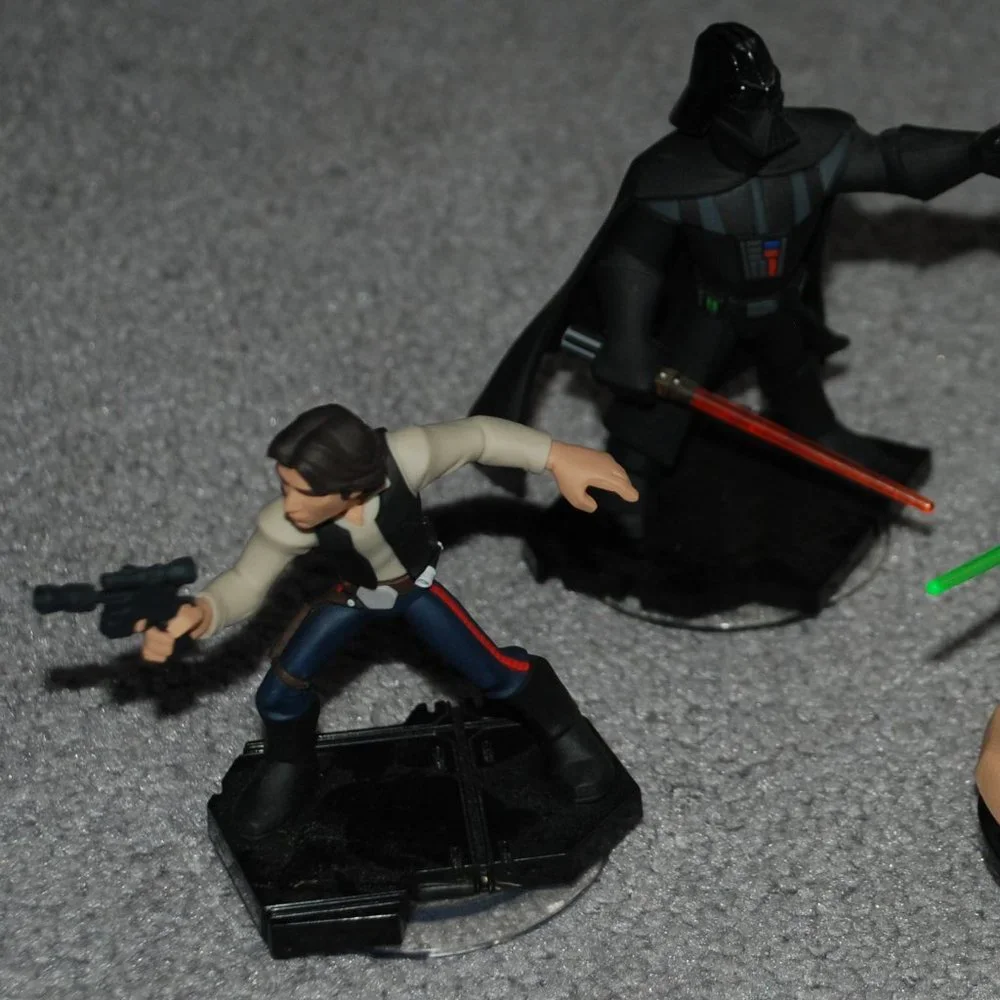 Disney Infinity 3.0 Edition Star Wars Figures: Darth Vader, Yoda, Han Solo, Che